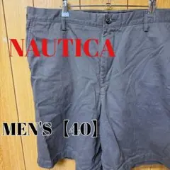 TM197【US輸入】NAUTICA(ノーティカ)　ショートパンツ【40】グレー