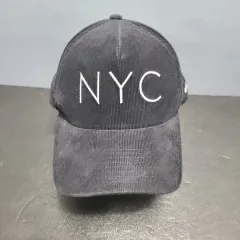 【雷市場（ポンジャン）商品韓国直送】 ● ニューエラ NYC コーデュロイ ブラック ボールキャップ ユニセックス F ― 1203