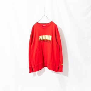 【存在感抜群】90’s ~00’s PUMA プーマ 刺繍ロゴ スウェット トレーナー