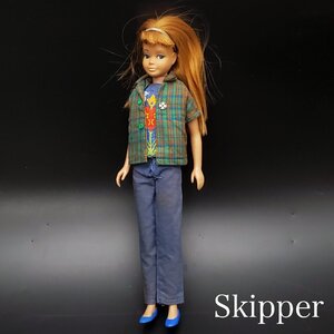 【宝蔵】当時物 1963 MATTEL.INC マテル社 Skipper スキッパードール 着せ替え人形 フィギュア JAPAN