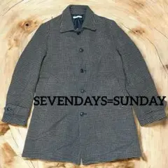 『SEVENDAYS=SUNDAY』セブンデイズサンデイ チェック柄 コート