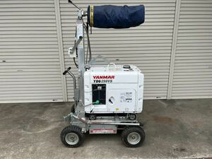 [240702] ★YANMAR ヤンマー 発電機搭載 投光器 ライトボーイ LIGHT BOY LED LIGHTING TOWER バルーン 800W LB080D 1208時間★