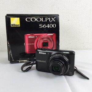 1302 Nikon ニコン COOLPIX S6400 コンパクトデジタルカメラ コンデジ 箱/取扱説明書付き