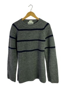 NOMA t.d.◆19AW/Big Stripe Sweater/ニット・セーター(厚手)/1/ウール/GRY/N28-KN01