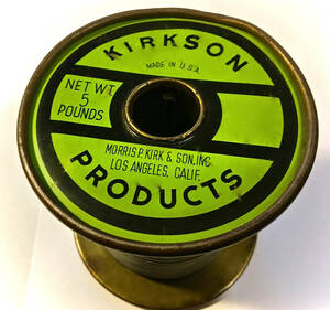 #425a_★KIRKSON Solid wire ハンダ_最高クラスの明瞭度と味わいある深み！Nassauを超える超絶音質 3,2mm_25cm切り売り