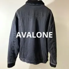 AVALONE ステッチデニムボアジャケット 4 XL グレー