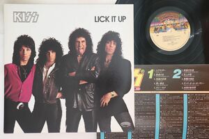 LP Kiss 地獄の回想 Lick It Up 28S181 CASABLANCA /00260