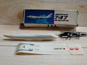 激レア！当時物！BOEING747！日本航空！国内線！デットストック品！非売品!プラモデル!物08 