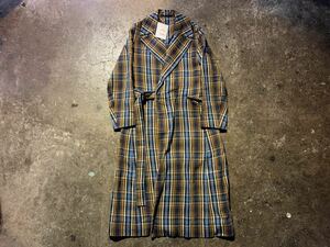 ACNE STUDIOS 18SS MACLAREN CHECK リネンベルテッドコート アクネストゥディオズ