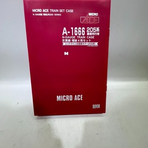 06w5523★1円~ MICRO ACE A-1666 205系量産先行車 京葉線　増結4両セット　レッドレイン京葉線カラー205系 鉄道模型 中古品