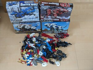 ZOID ゾイド ワイルド ワイルドライガー バーニングライガー ビーストライガー ハンターウルフ まとめて 外箱 付き タカラトミー