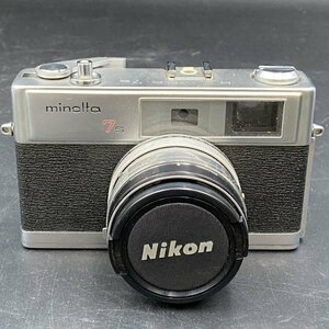 G0417T93 MINOLTA ミノルタ HI-MATIC ハイマチック 7S コンパクトカメラ 蓋社外ニコン　ジャンク