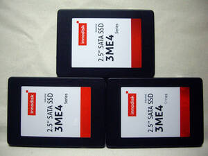 innodisk 3ME4 2.5インチ7mm 128GB SSD×3台セット