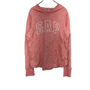 GAP スウェットパーカー レディース M ピンク ギャップ ロゴ トレーナー フーディー 古着卸 アメリカ仕入 t2112-3789