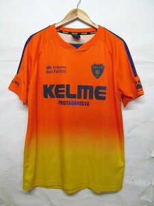 KELME ケルメ プラクティス Tシャツ L 橙 b16871