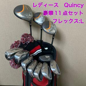 レディース　クインシー　11点セット　ツルヤ　Quincy ゴルフ