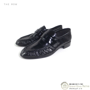 ザ・ロウ （The Row） Soft Loafer イール ローファー ＃37.5 シューズ 靴 F1280E17 ブラック（新品）