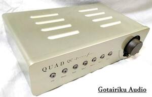【極上品/元箱付】Quad QC-twenty four 真空管 プリアンプ クオード Phonoモジュール搭載 シャンパン ゴールド