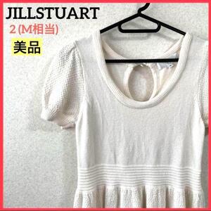 【希少 美品】JILLSTUART ジルスチュアート 膝丈ワンピース ミニワンピース ドレス ニット Мサイズ オールシーズン B103-313