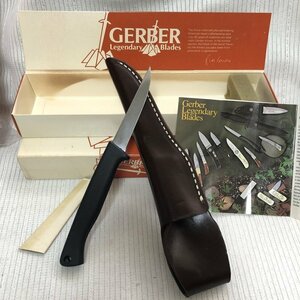 1円～ デッドストック オールドガーバー GERBER A325 アーモアハイド シースナイフ キャンプ アウトドア IW406AK_GRB_LP03ARM