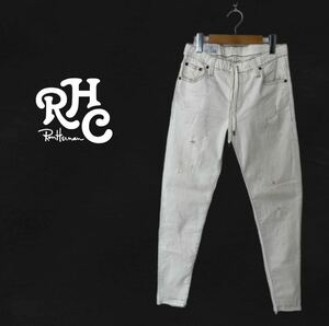 RHC Ronherman 別注 SURT × BIG JOHN ハイパワーストレッチ デニム M ホワイト denim ジョグデニム スキニー ロンハーマン 美脚