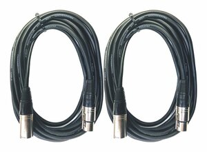 即決◆新品◆送料無料TRUE DYNA TDXLR-05/2本セット 格安マイクケーブル 長さ:5M (XLR-XLR:XLR(メス) /XLR(オス))/メール便