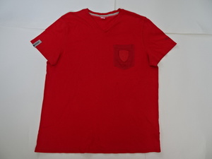 ■0629■プーマ×フェラーリ Ferrari●半袖 Tシャツ XXL 大きいサイズ●