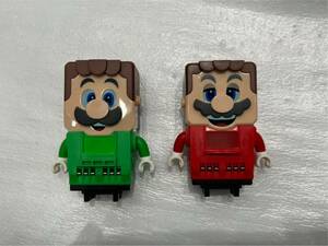 【LEGO】 レゴ　スーパーマリオ　マリオ+ルイージ　本体のみ