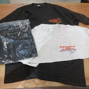 CHAGE AED ASUKA チャゲアンドアスカ ツアーTシャツ 3点セット Tシャツ フリーサイズ アーティスト 中古 長期保管