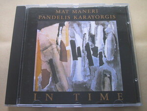 Mat Maneri/Pandelis Karayorgis - In Time CD ELECTRIC VIOLIN PIANO Contemporary Jazz LEO LAB Thelonious Monk