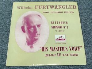 英HMV ALP 1060 フルトヴェングラー　 ベートーヴェン：交響曲第3番