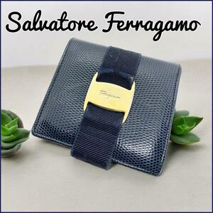 Salvatore Ferragamo フェラガモ ヴァラ コンパクトウォレット