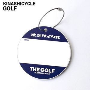 新品【KINASHI CYCLE GOLF ラゲッジタグ（KCCC) KINASHICYCLE COUNTRY CLUB 木梨サイクル ゴルフ バッグ ネームプレート 木梨憲武】