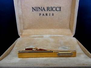 ◎№4580◎■新品同様■ニナリッチ【NINA RICCI】【シルバー・ゴールド】■ネクタイピン♪