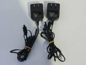 S0850(8) Y 【2個セット】LEADER ELECTRONICS INC. AC ADAPTER MU03-D050025-A1 5V 250mA