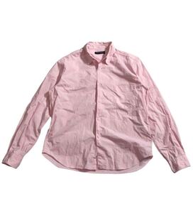 ■ COMME des GARCONS HOMME コムデギャルソン オム ■ 長袖 コットン ボタン シャツ ピンク M