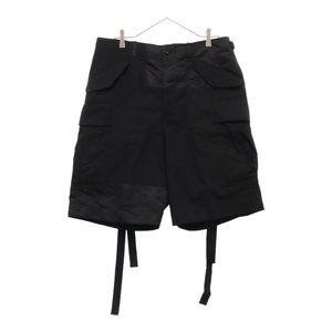 Sacai サカイ 21SS Cotton Nylon Oxford Short 21-02506M オックスフォード ショーツ ショートパンツ ハーフパンツ ブラック