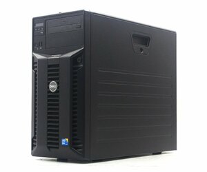 DELL PowerEdge T310 Xeon X3450 2.66GHz 12GB 300GBx2台(SAS3.5インチ/6Gbps/RAID1構成) DVD-ROM LSI SAS1068E-IR