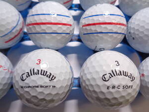 [CWA56] キャロウェイ トリプルトラック 年代色々 三本線 Callaway 12球 ロストボール【中古】