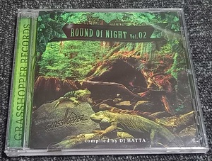 ♪V.A / Round Of NIght Vol.2♪ 帯付き PSY-TRANCE フルオン GRASSHOPPER DJ Hatta 送料2枚まで100円