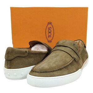 TOD’S トッズ XXM48B0BC3ZPX6V202 シューズ ローファー カーキ サイズ10=29cm 正規品 / 35862