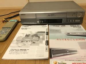 ★ 中古品 JVCケンウッド ビクター BS内蔵 S-VHSビデオ HR-V700　Victor ビデオデッキ