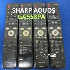 ◆ジャンク品（故障品)シャープAQUOS品名【GA558PA】◆4個セット◆