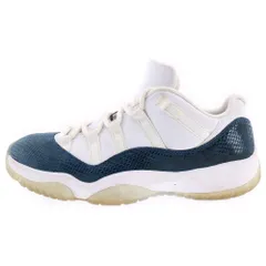 NIKE (ナイキ) AIR JORDAN 11 RETRO LOW LE エアジョーダン レトロ ローカットスニーカー ホワイト/ブルー US9/27.0cm CD6846-102