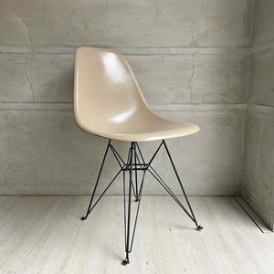 ♪ ハーマンミラー Herman Miller サイドシェルチェア セカンド 2nd FRP グレージュ エッフェルベース イームズ