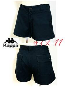 Kappa GOLF Kappa カッパ　ゴルフウェア　ショートパンツ　OMINIマーク　ブラック　レディース１１