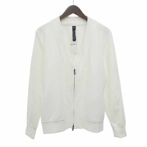 【特別価格】WJK zip-up cardigan カーディガンジャケット ホワイト サイズ メンズS