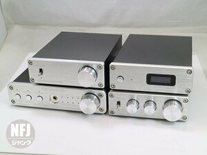 NFJ★ FX-AUDIO- D302J++ & DAC-SQ5J+ & TUBE-03J+ & FX202A/FX-36A PRO シルバー【ジャンク】4台セット