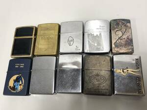 0526.135　ZIPPO ライター まとめ売り　10点 オイルライター ガスライター など