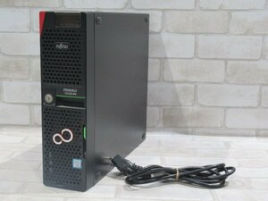 ▲05700 Ω 新TTPC 1667m 富士通【 PRIMERGY TX1320 M4 】【 OS無 / Xeon E-2124 3.3GHz / HDD:1.2TB SAS 2.5インチ×3 / 16.0GB 】鍵無